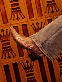 Corral - Women's Floral Embroidery Cowboy Boots