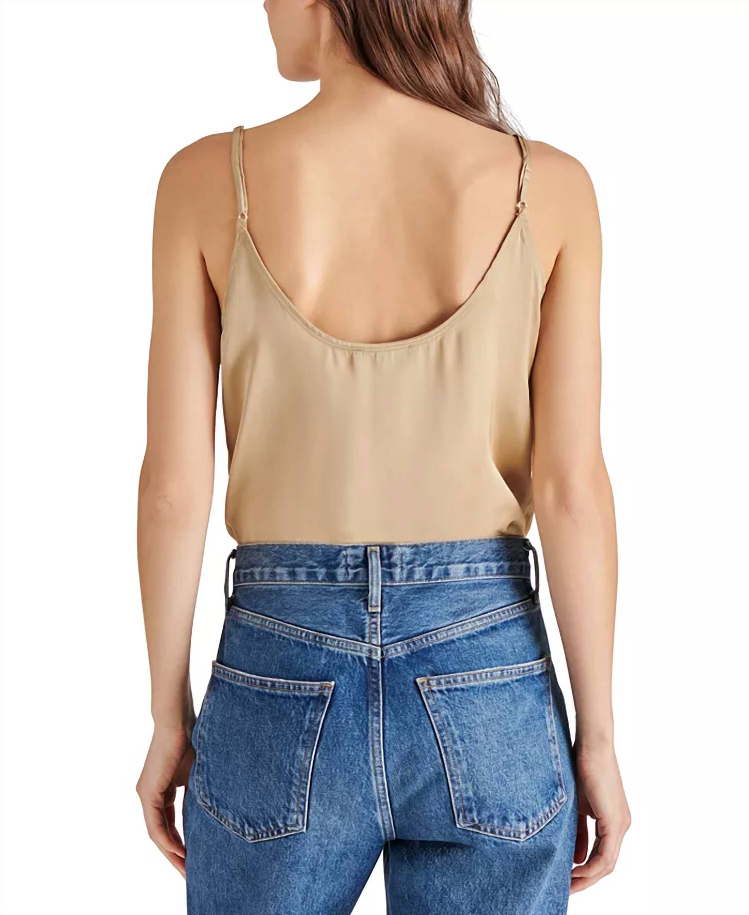 STEVE MADDEN Emersyn Camisole Bodysuit in wood thrush - women's shirt - alternate view