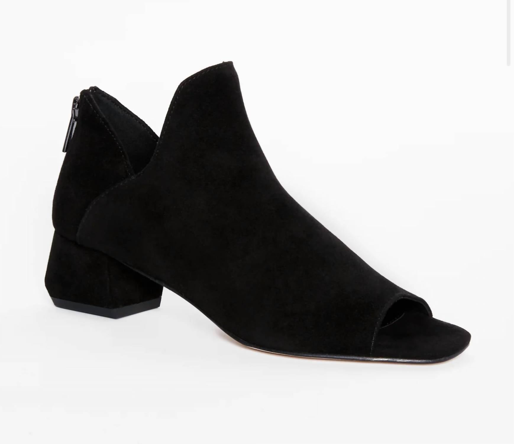 Pelle Moda - Women's Vonn Open Toe Suede Bootie