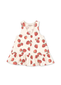 Konges Sløjd - Girl's Strawberry Sleeveless Organic Cotton Dress