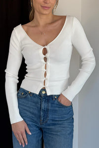Enza Costa - Viscose Sweater Long Sleeve Cardigan