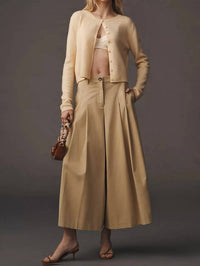 Astr - Rowen Pleated Culotte Pants