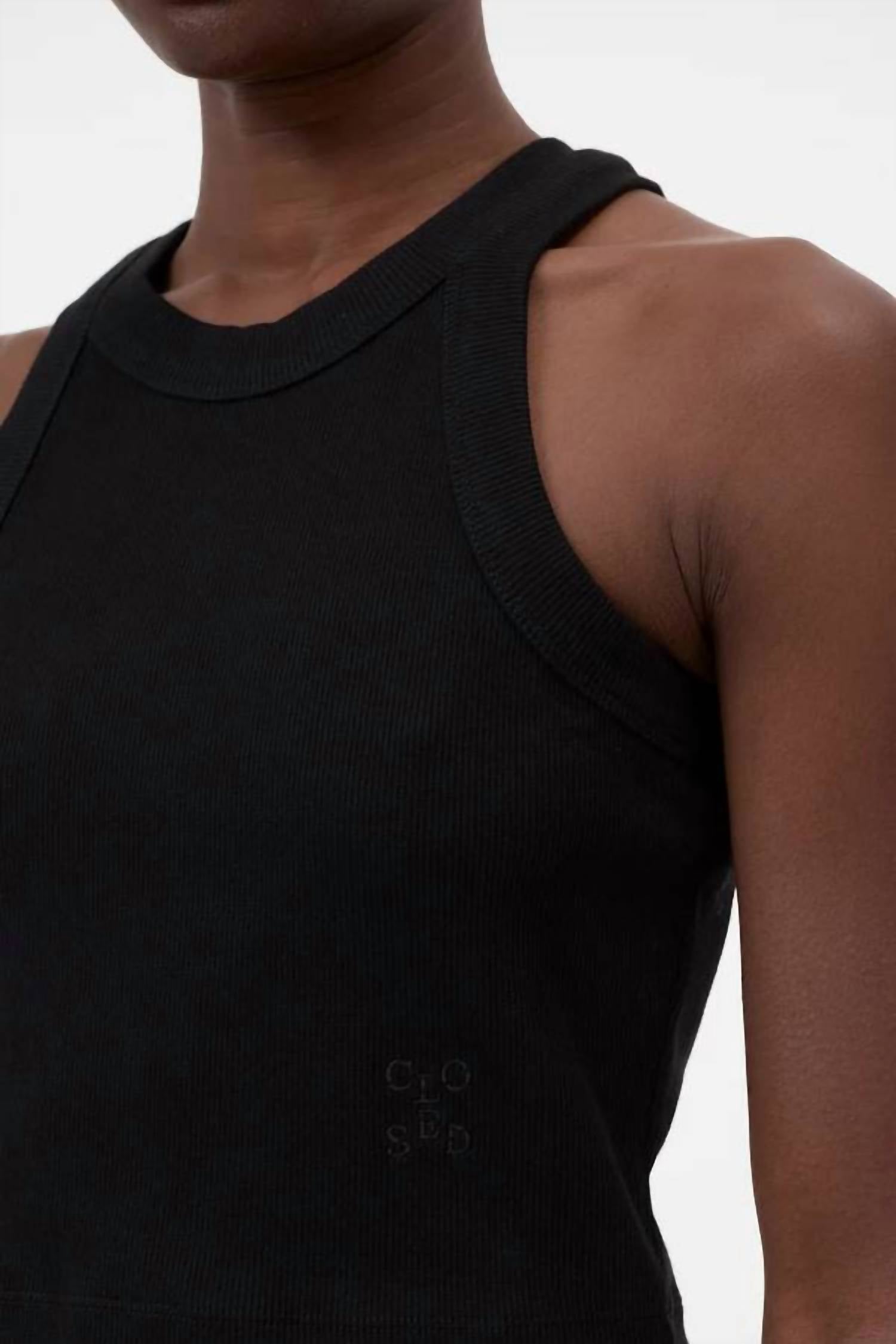 Closed - Cropped Racer Tank