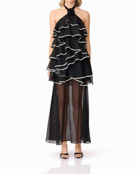 ELLIATT Melissa Halter Maxi Dress - Plus in black - women's dress
