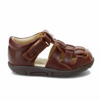 Stride Rite Toddler Harper Sandal in brown - kids' sandal - detail view