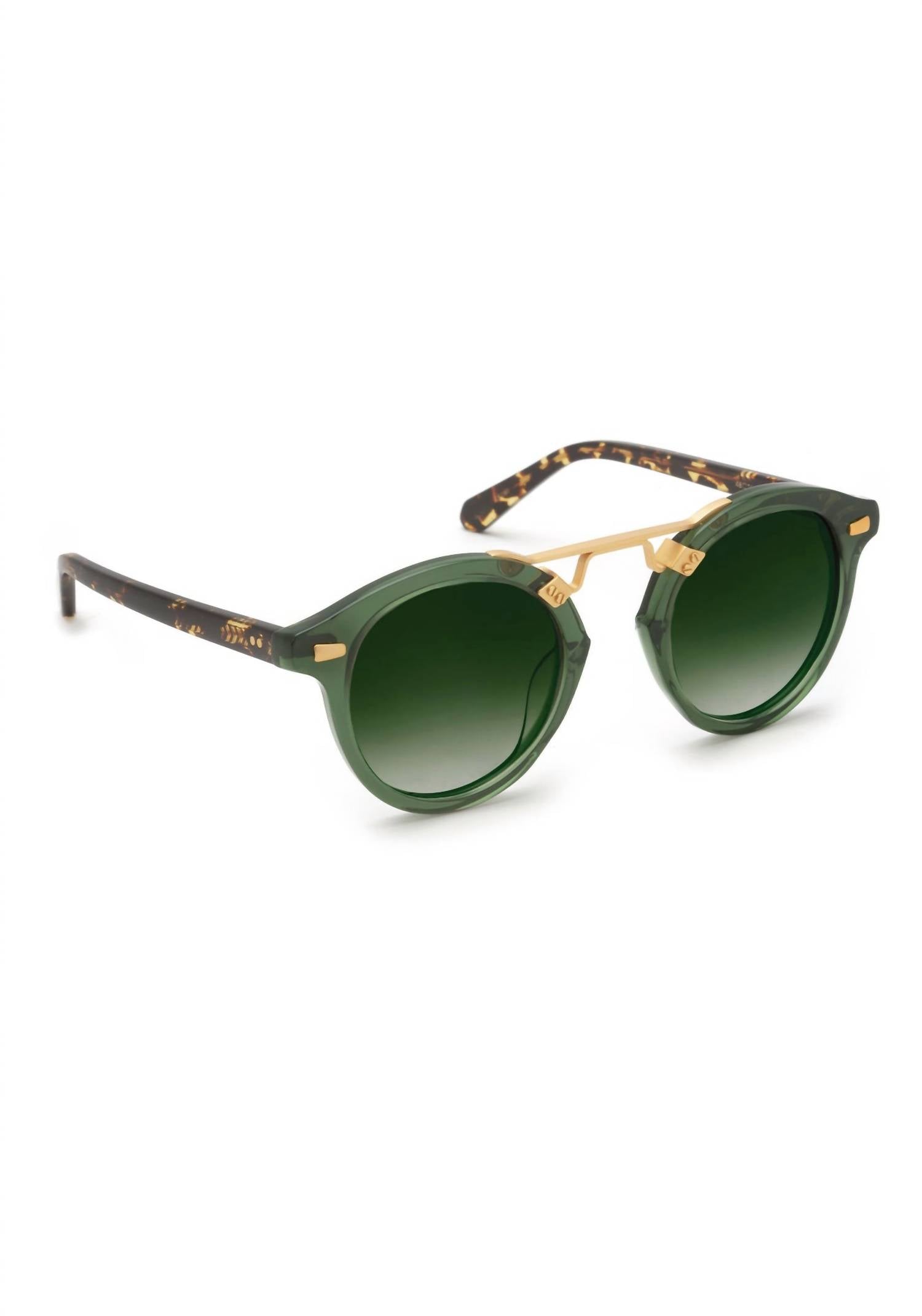 Krewe - Unisex Stl Ii Round Polarized Sunglasses
