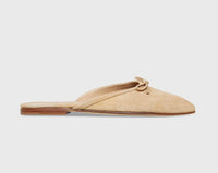 Ann Mashburn Women's Joy Mule in camel suede - women's shoe