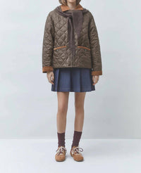 Suncoo - Two-tone Quilted Debut Jacket