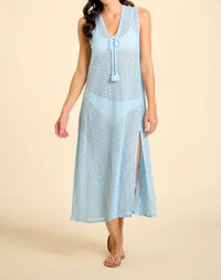 Sitano - Sorrento Aria Crochet Cover-up Midi Dress