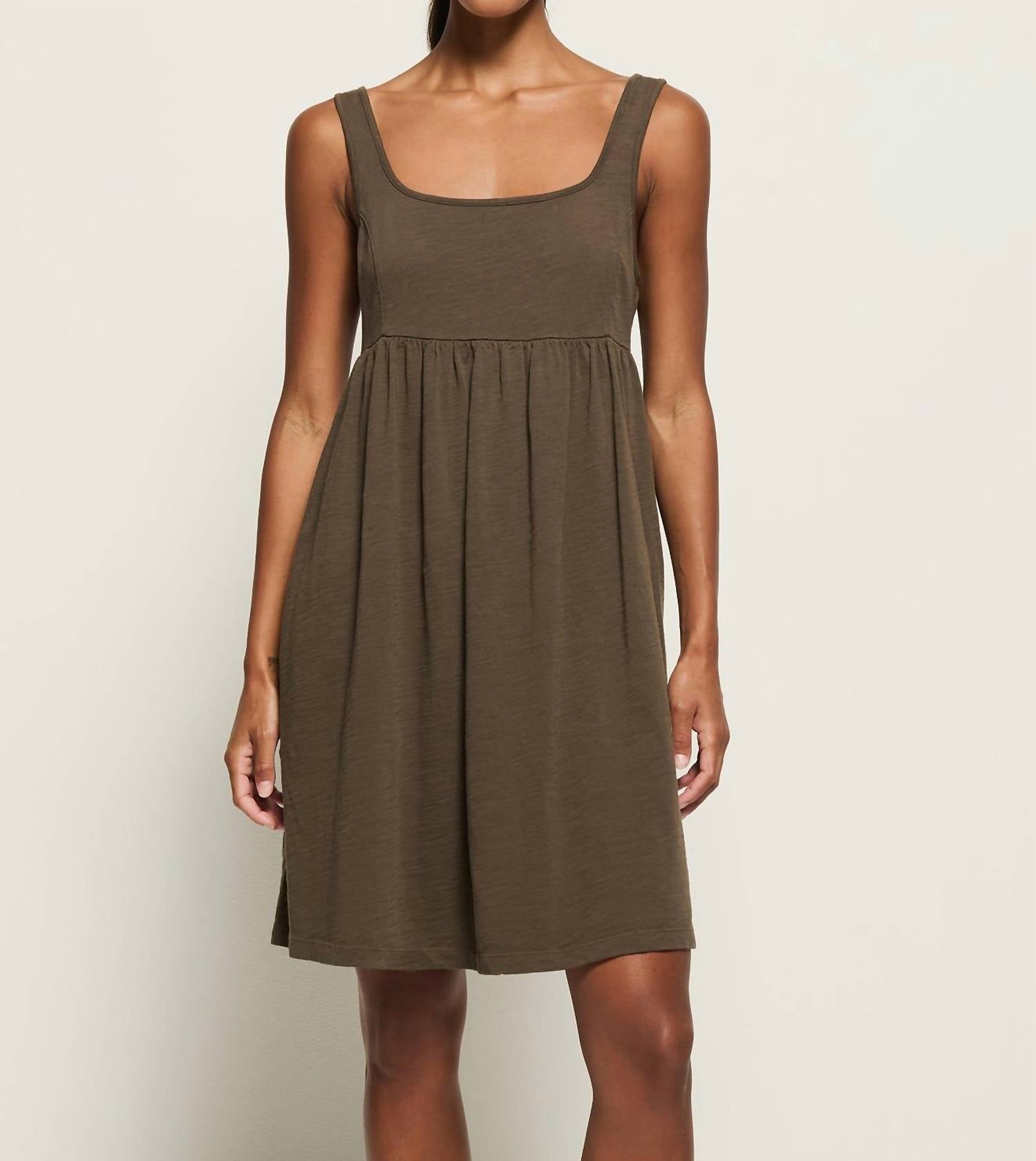Nation LTD Kitty Baby Doll Dress in espresso - women's dress