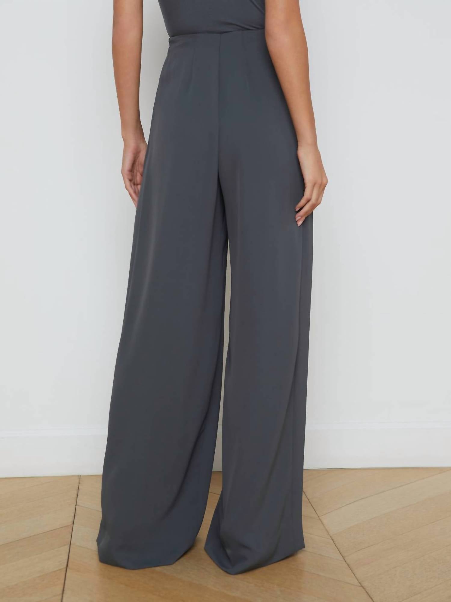 L'Agence - Nova Pleated Wide Leg Pant