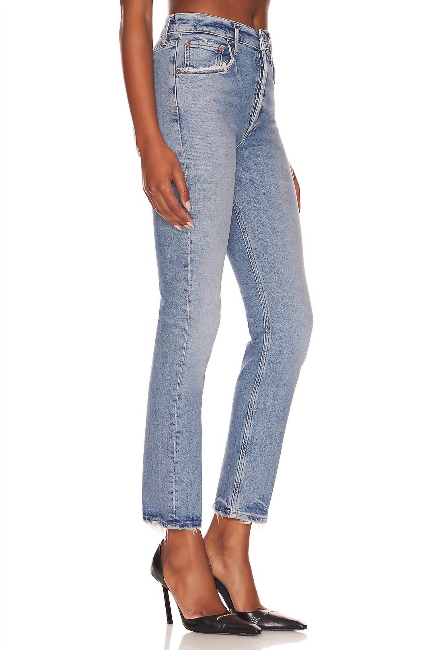 Agolde - Riley Long Straight Jeans