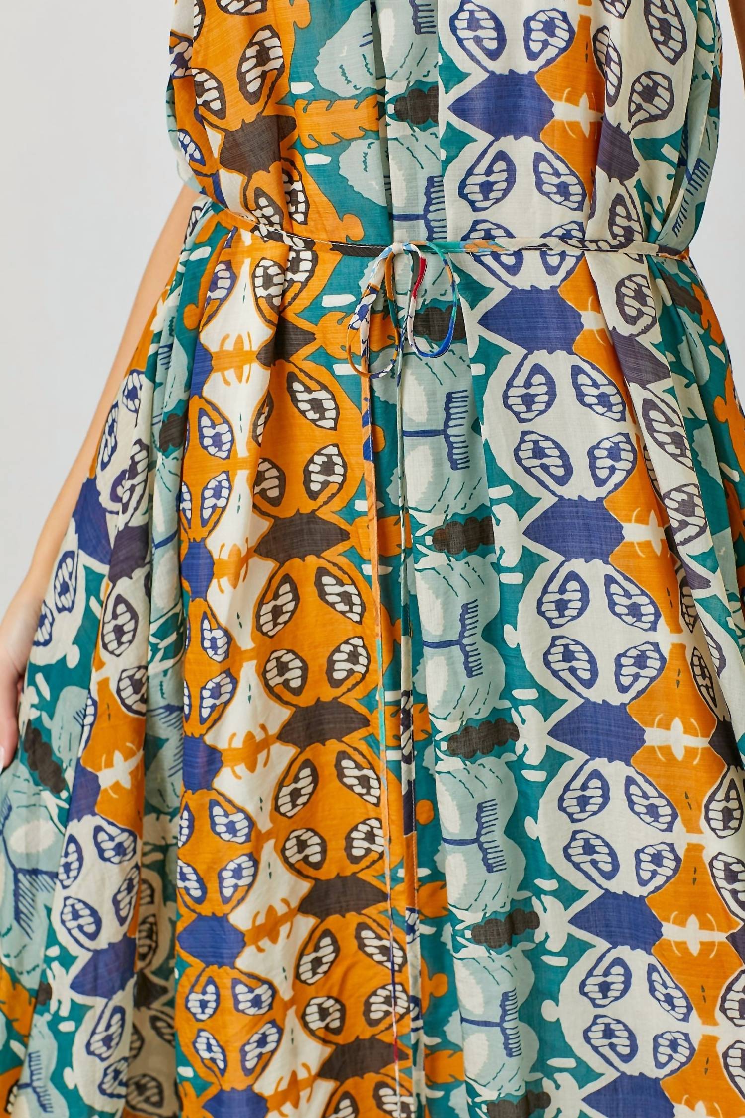 Polagram - Phoebe Tie Waist Maxi Dress