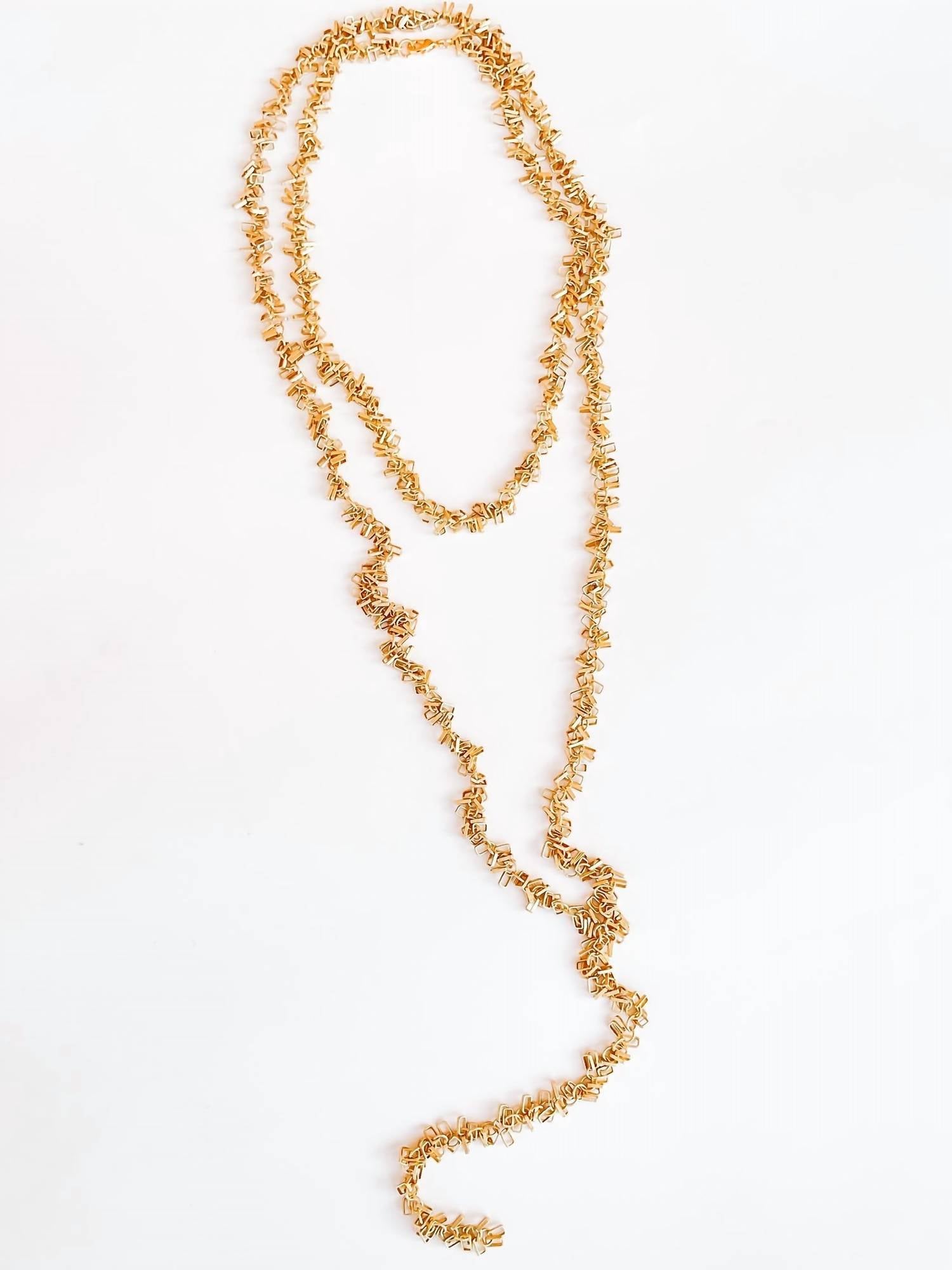 Virtue - Women's Squares Y Drop Necklace