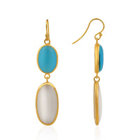 Chakarr - Women's Color Block Earrings