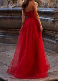 La Femme - Sweetheart Corset Tulle Ballgown