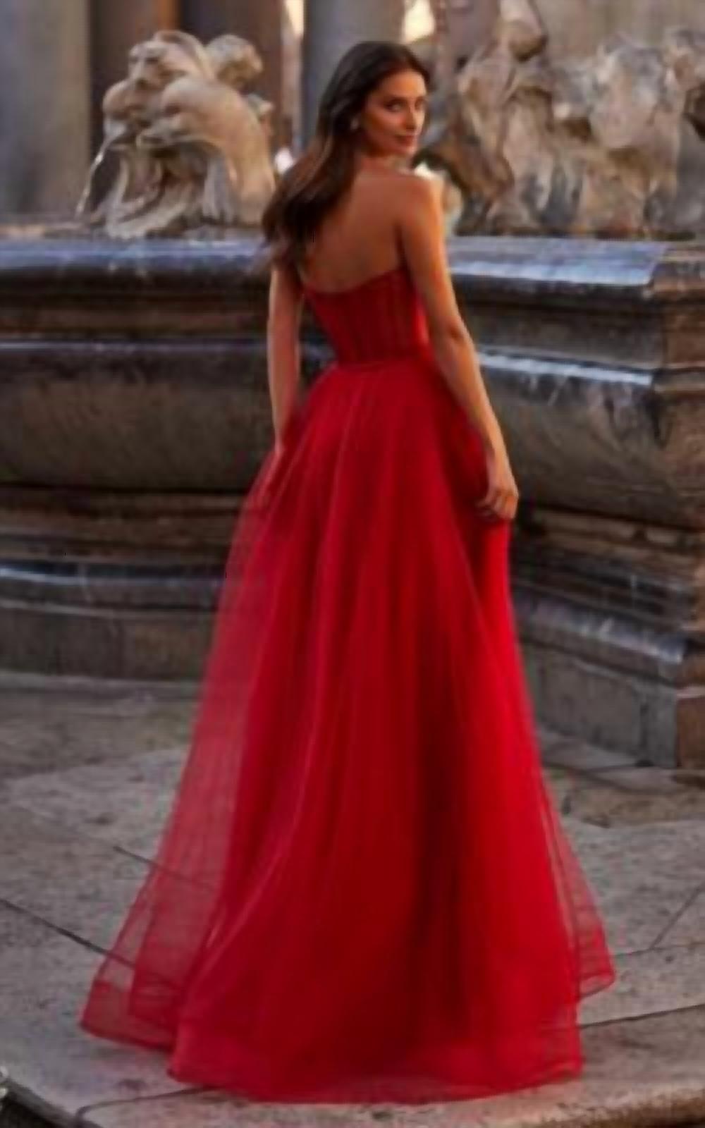 La Femme - Sweetheart Corset Tulle Ballgown