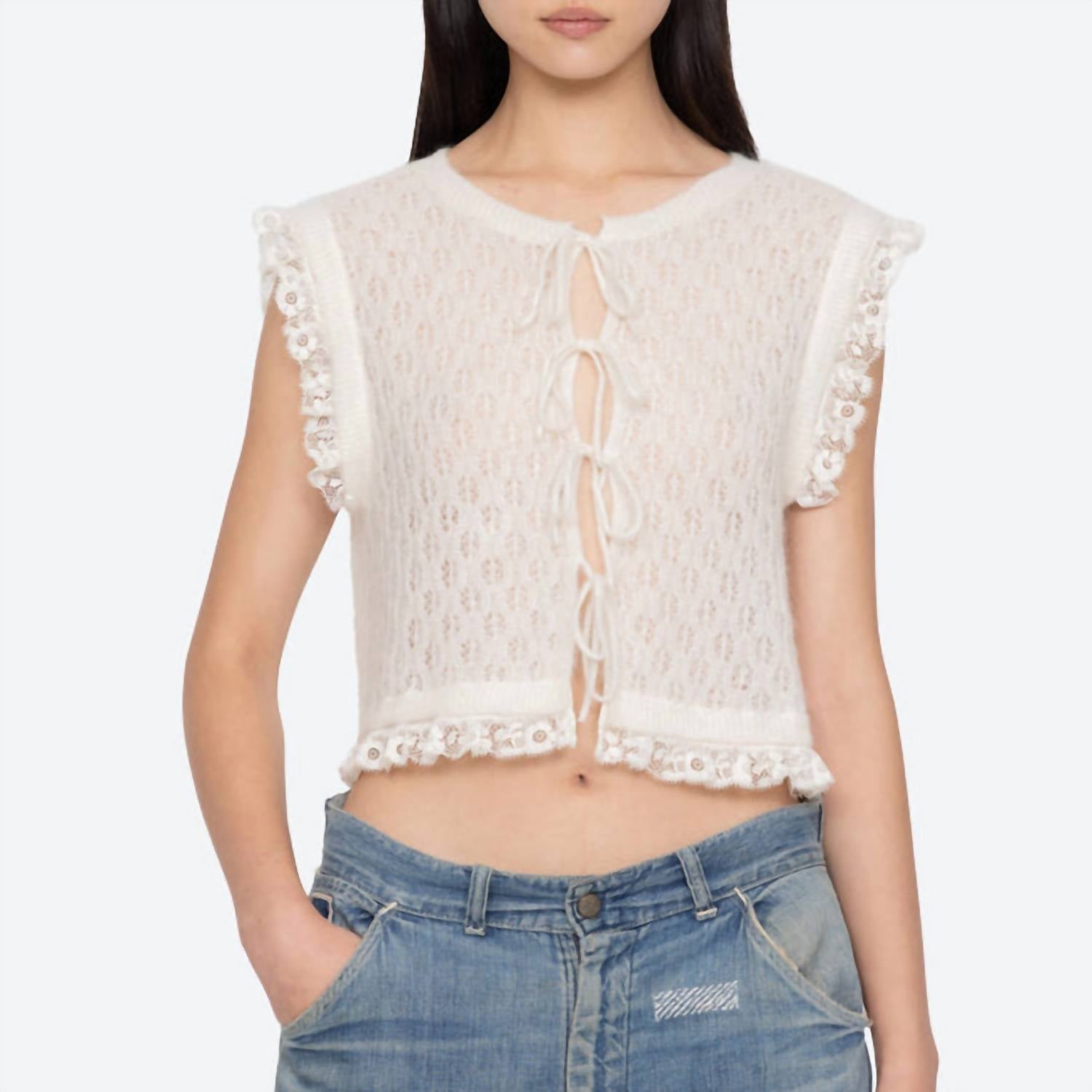 Sea - Teagan Knit Vest Top