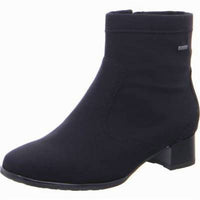 Ara Women's Milano-meadow Waterproof Bootie in black - women's shoe - detail view