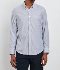 Rails Vance Button-down Shirt in blue white stripe - men's shirt