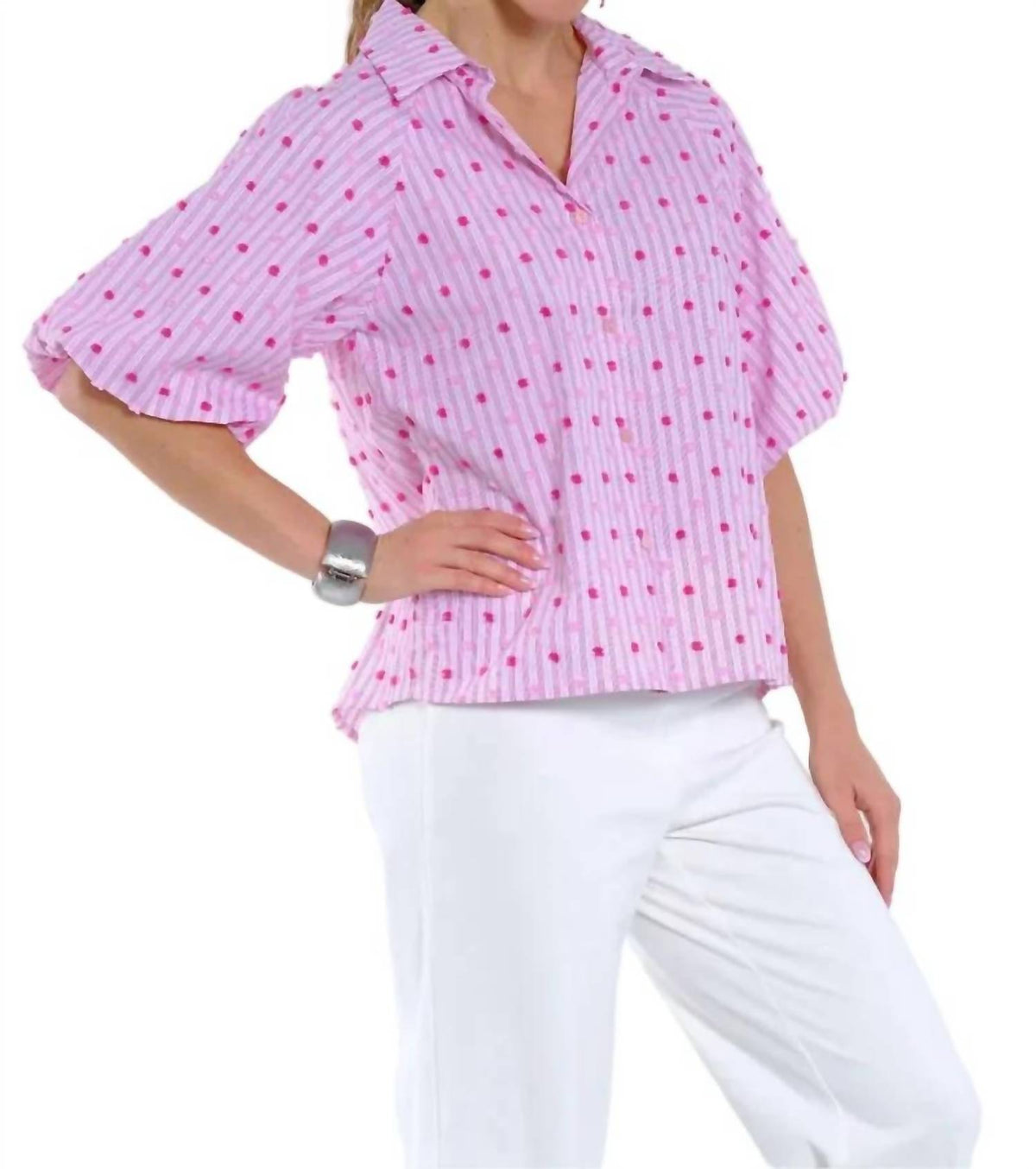 Lior - Halo Puff Sleeve Shirt