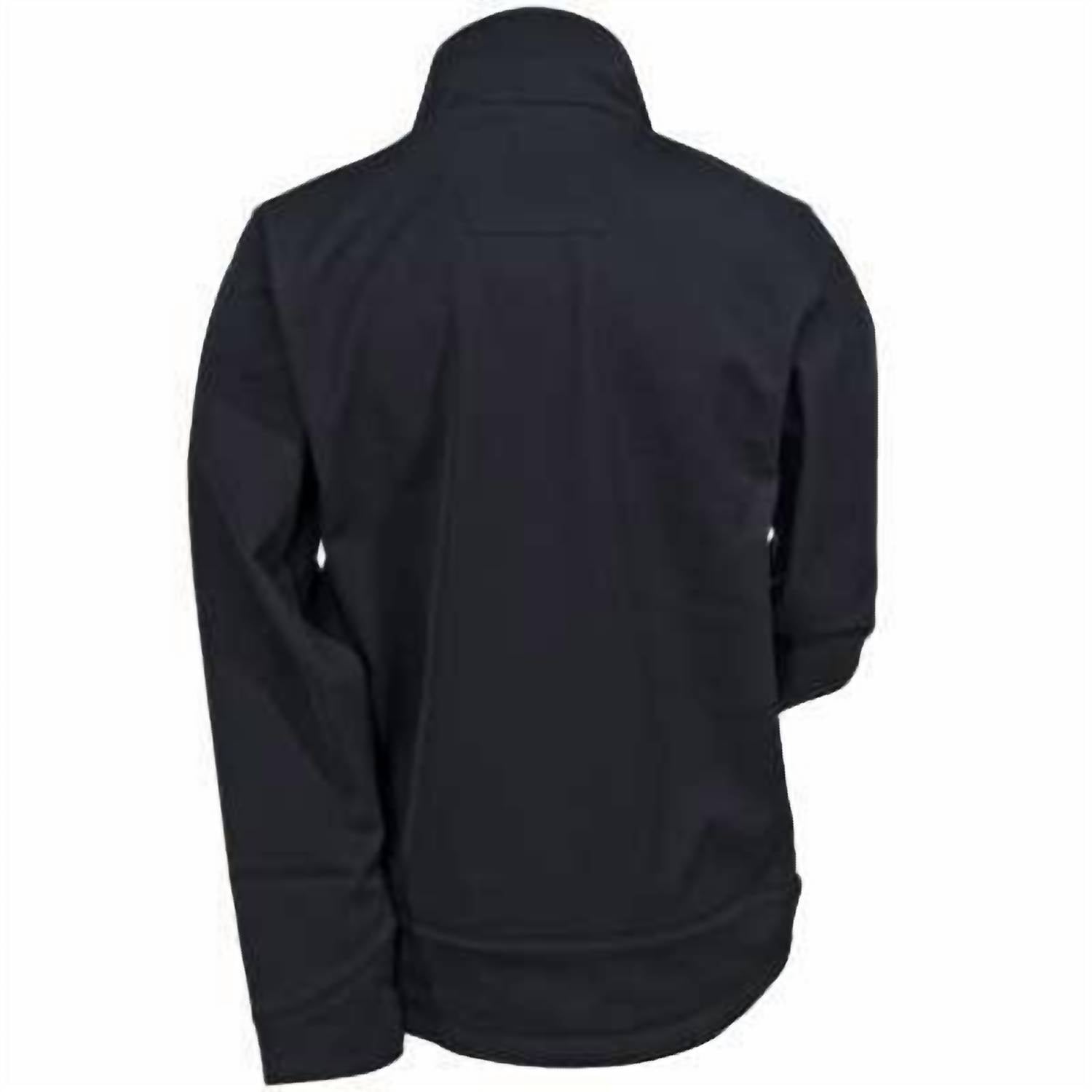 carhartt Men's Crowley Bonded Fleece Jacket in black - men's jacket - detail view