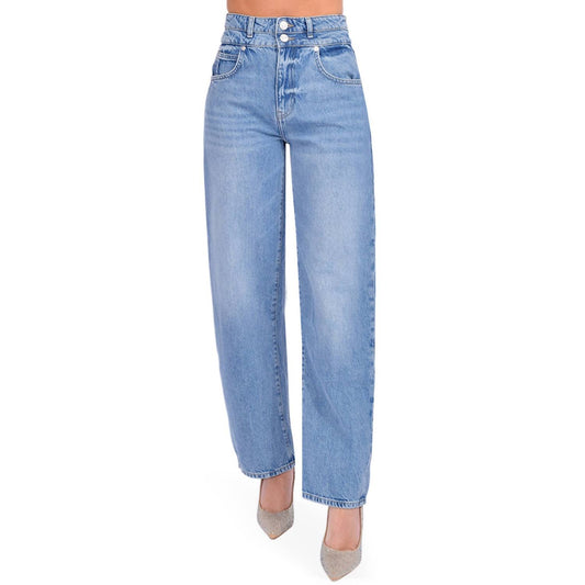 Frame - Double High Waist Band Barrel Jeans