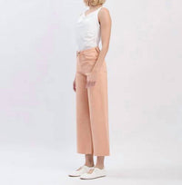 Vervet By Flying Monkey - Olivia High Rise Cropped Wide Leg Jeans