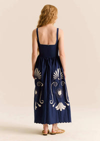Carolina K - Almara Embroidered Midi Dress
