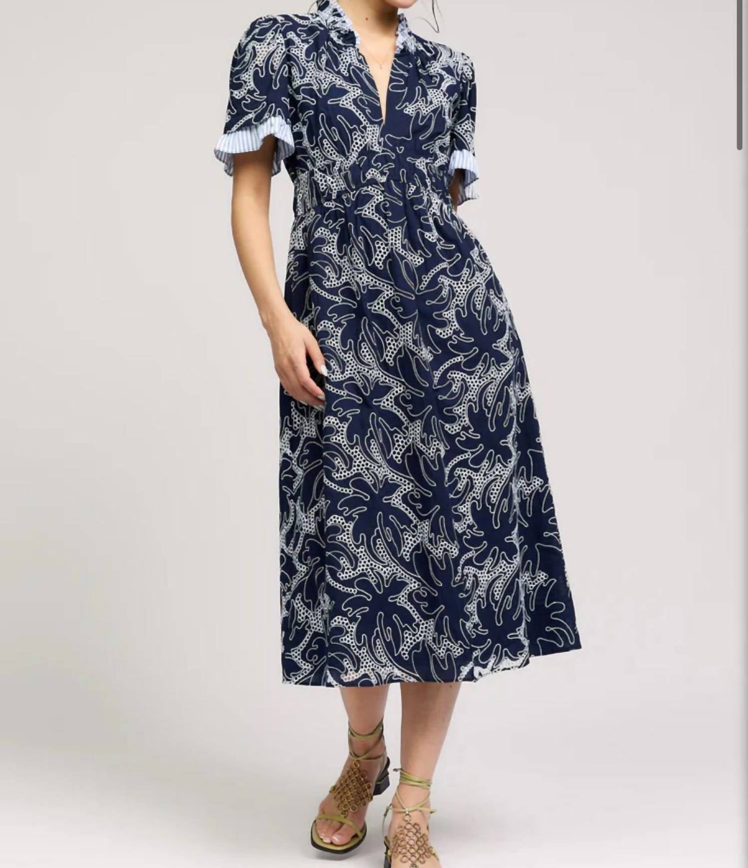 Current Air - Pullover Short Sleeve Midi Dress