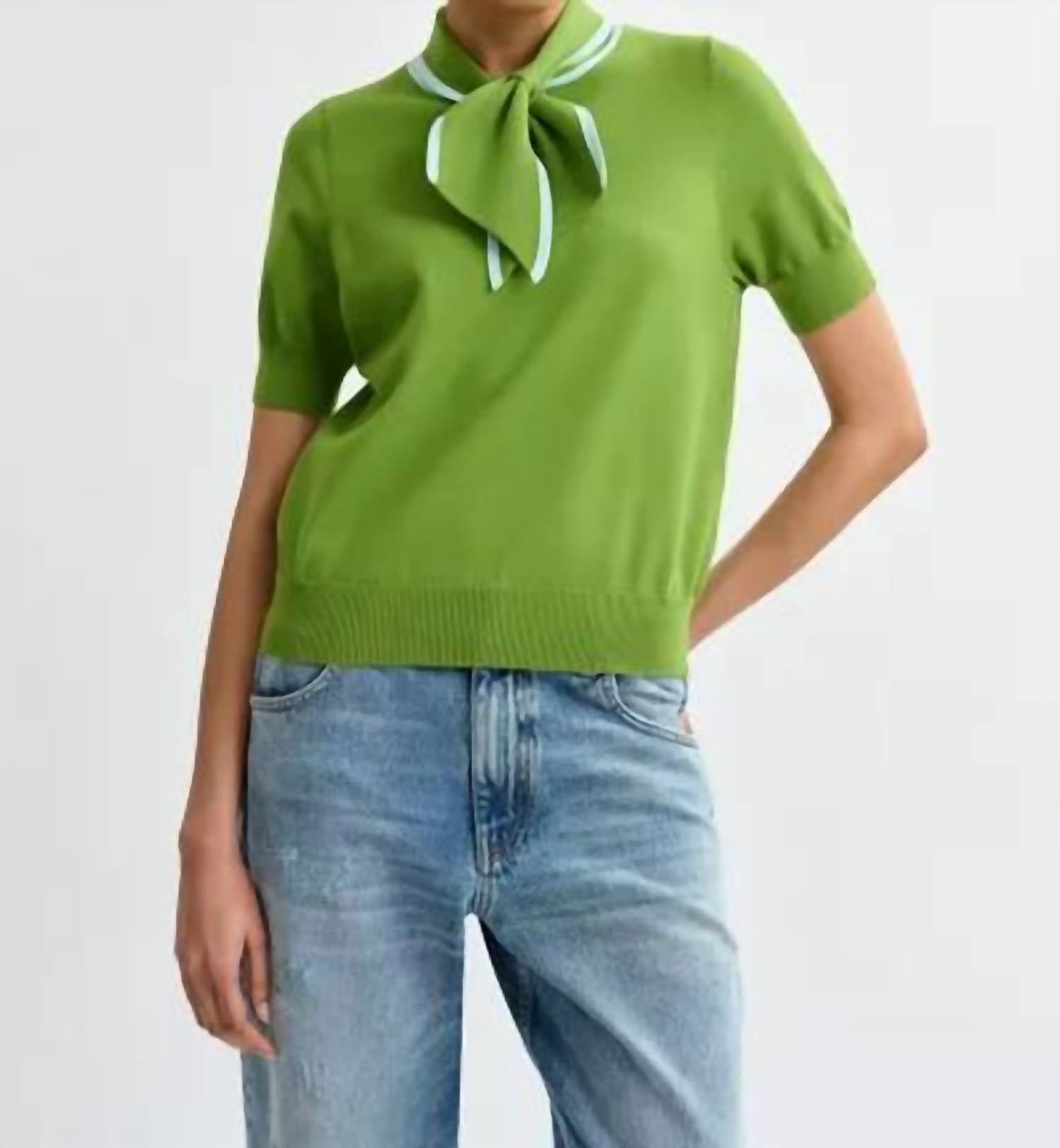 Essentiel Antwerp - Jonda Fine Knit Polo With Scarf