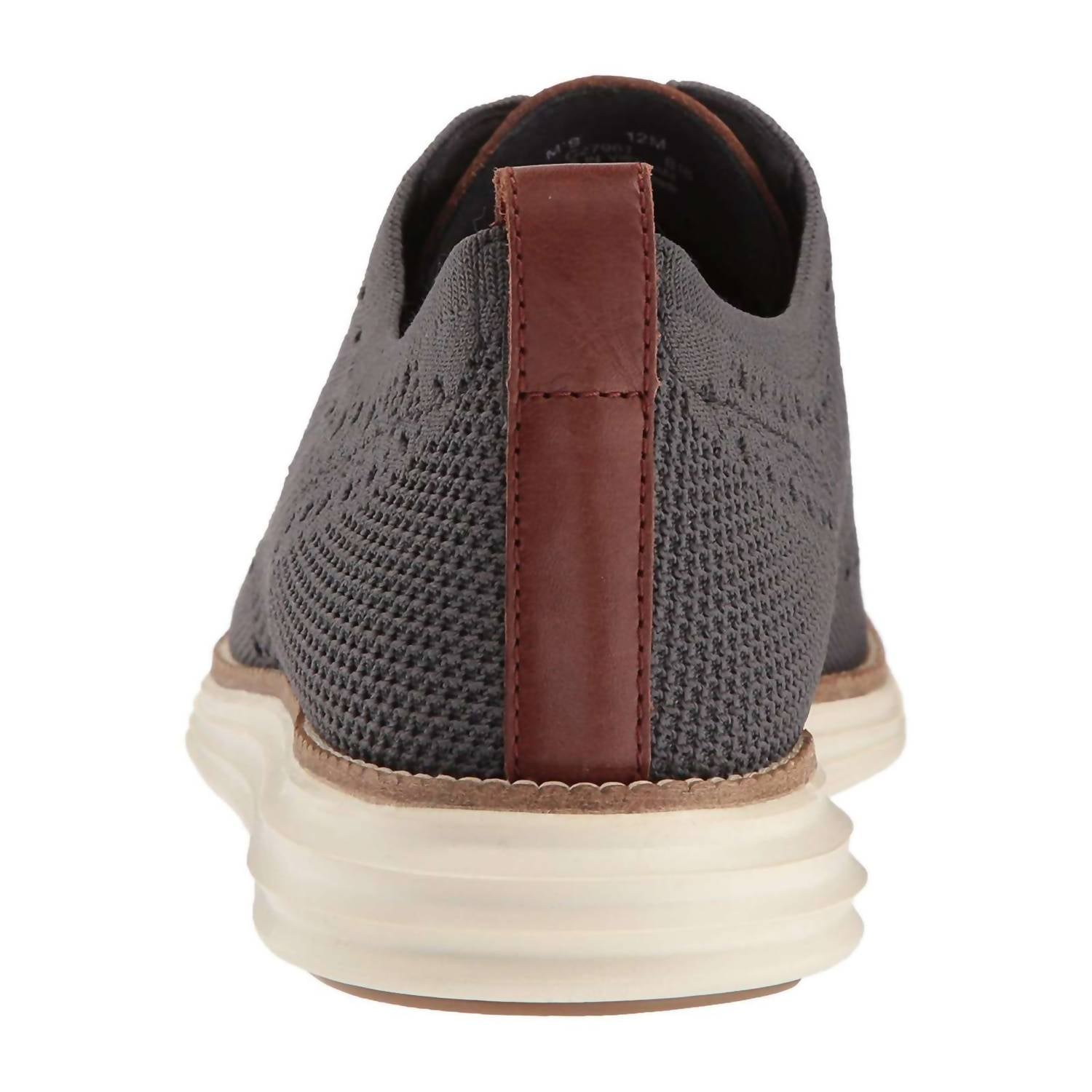 COLE HAAN Men's Original Grand Wingtip Oxford Shoes in magnet - men's shoe - view 7