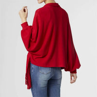 Coco + Carmen - Cheryl Soft Cardigan With Fringe Wrap