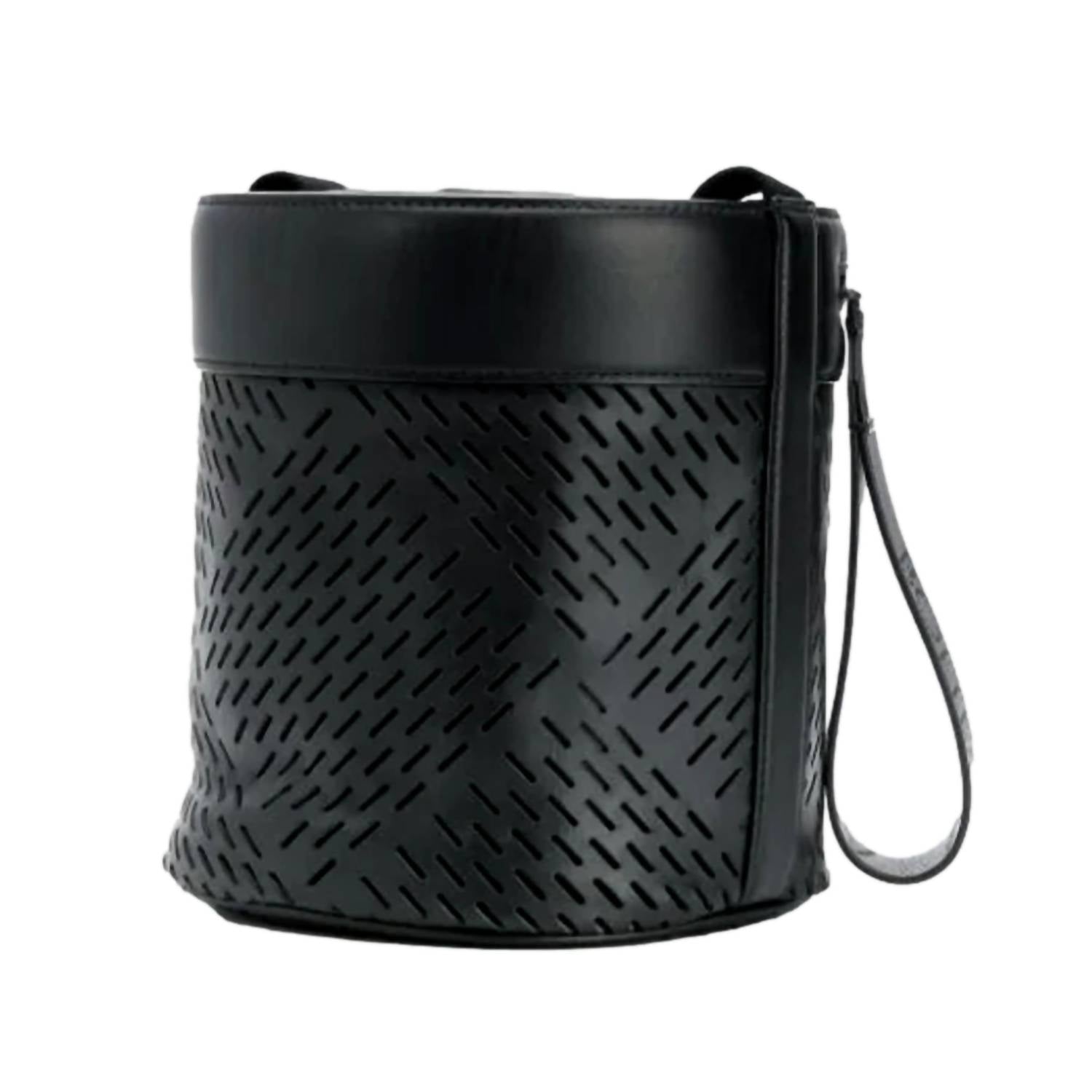 Bottega Veneta - Women's Perforated Leather Drawstring Bucket Crossbody Bag