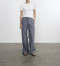 Enza Costa - SILK KNIT ESSENTIAL SHORT SLEEVE TEE