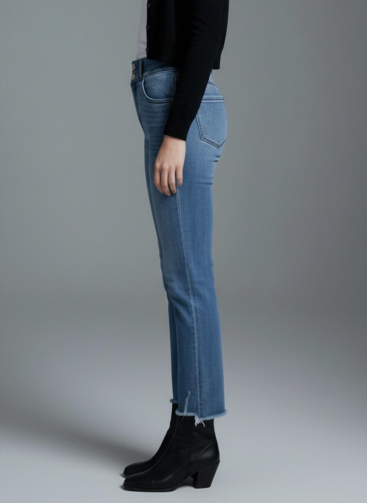 Artemis Vintage - High Rise Slim Straight Jeans
