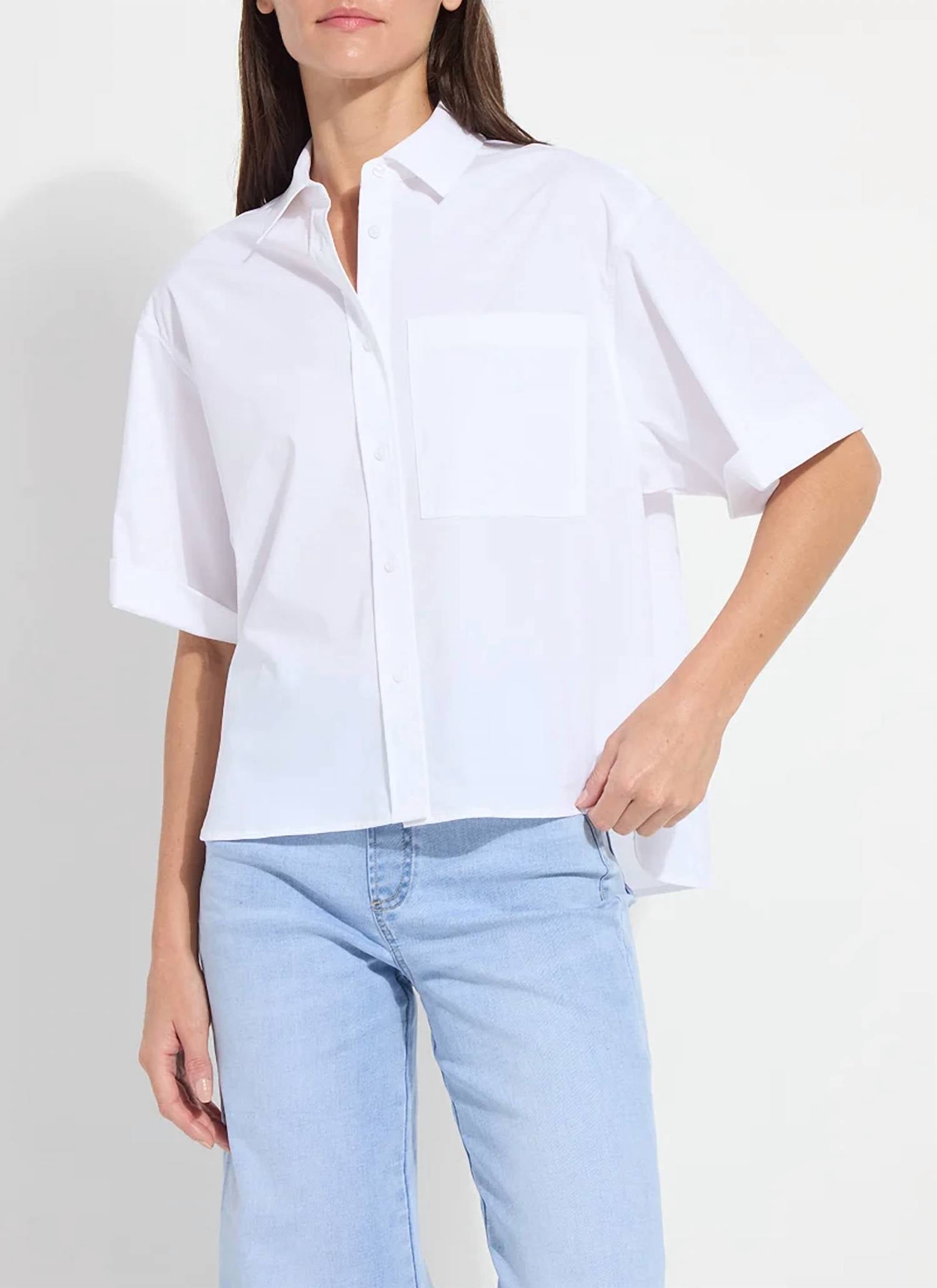 Lysse - Corinna Oversized cropped shirt
