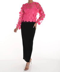 Frank Lyman - High Waist Pull On Pencil Maxi Skirt