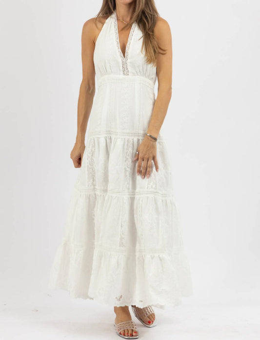 Mable - Augusta Eyelet Maxi Dress