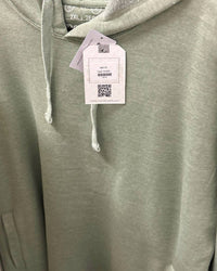 Royce Apparel - Unisex Kangaroo Pocket Drawstring Hoodie
