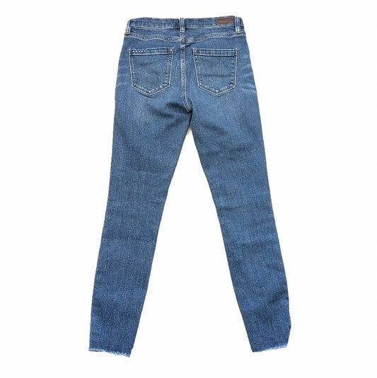 Blanknyc - Women's The Bond Mid Rise Skinny Raw Hem Jeans