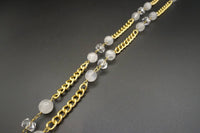 Standawt - Moonstone X Clear Quartz Sunglasses Chain