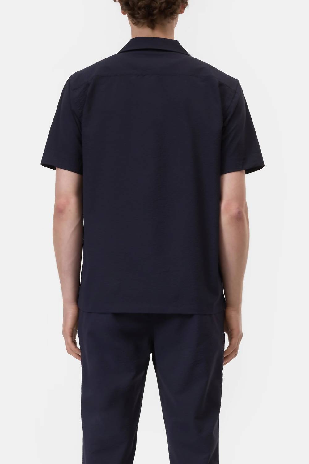 CLOSED Short Sleeve Shirt in dark night - men's t-shirt - alternate view