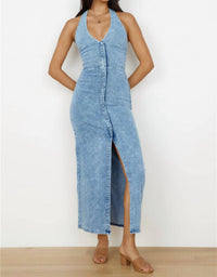 One & Only - Dixie Denim Midi Dress
