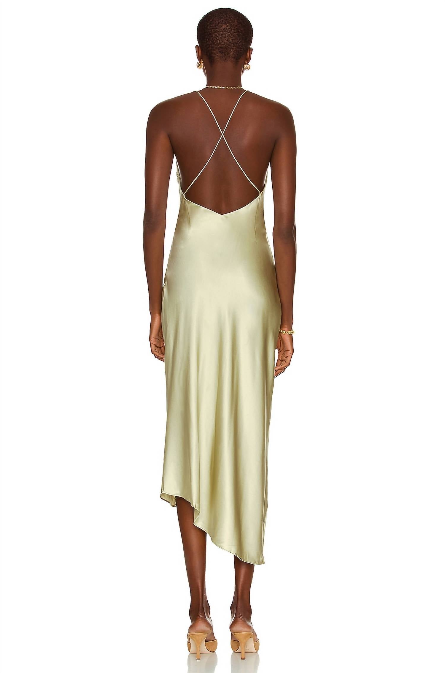 Ser.O.Ya - Emma Midi Silk Dress