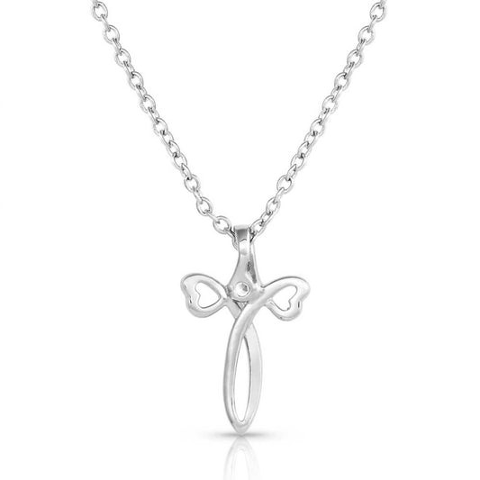 Montana Silversmiths - Women's Love Between Faith Cross Necklace