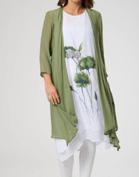 Saloos - Long Dress With Jacket Set