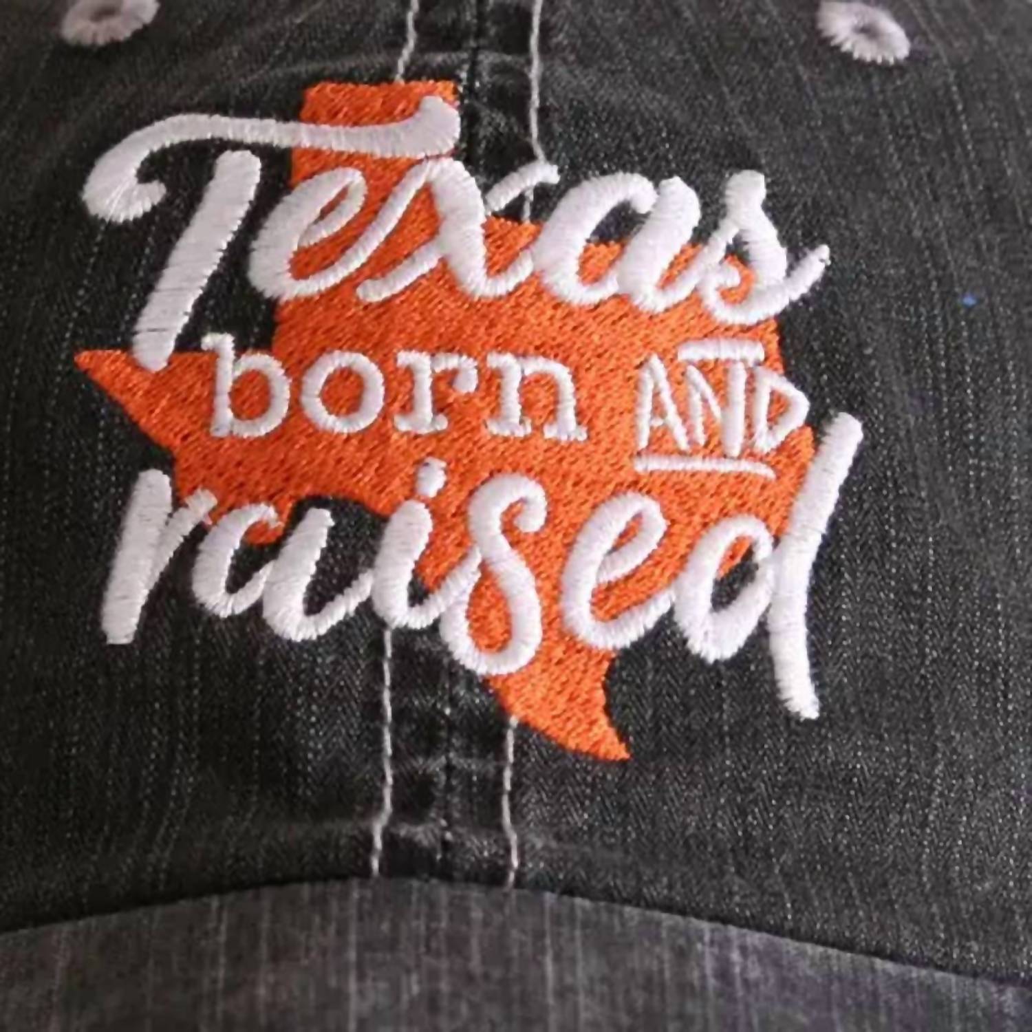 Katydid - Women's Texas Born & Raised Embroidered Trucker Hat