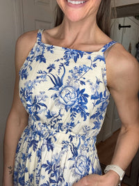 Hayden La - Myla Floral Smocked Waist Jumpsuit