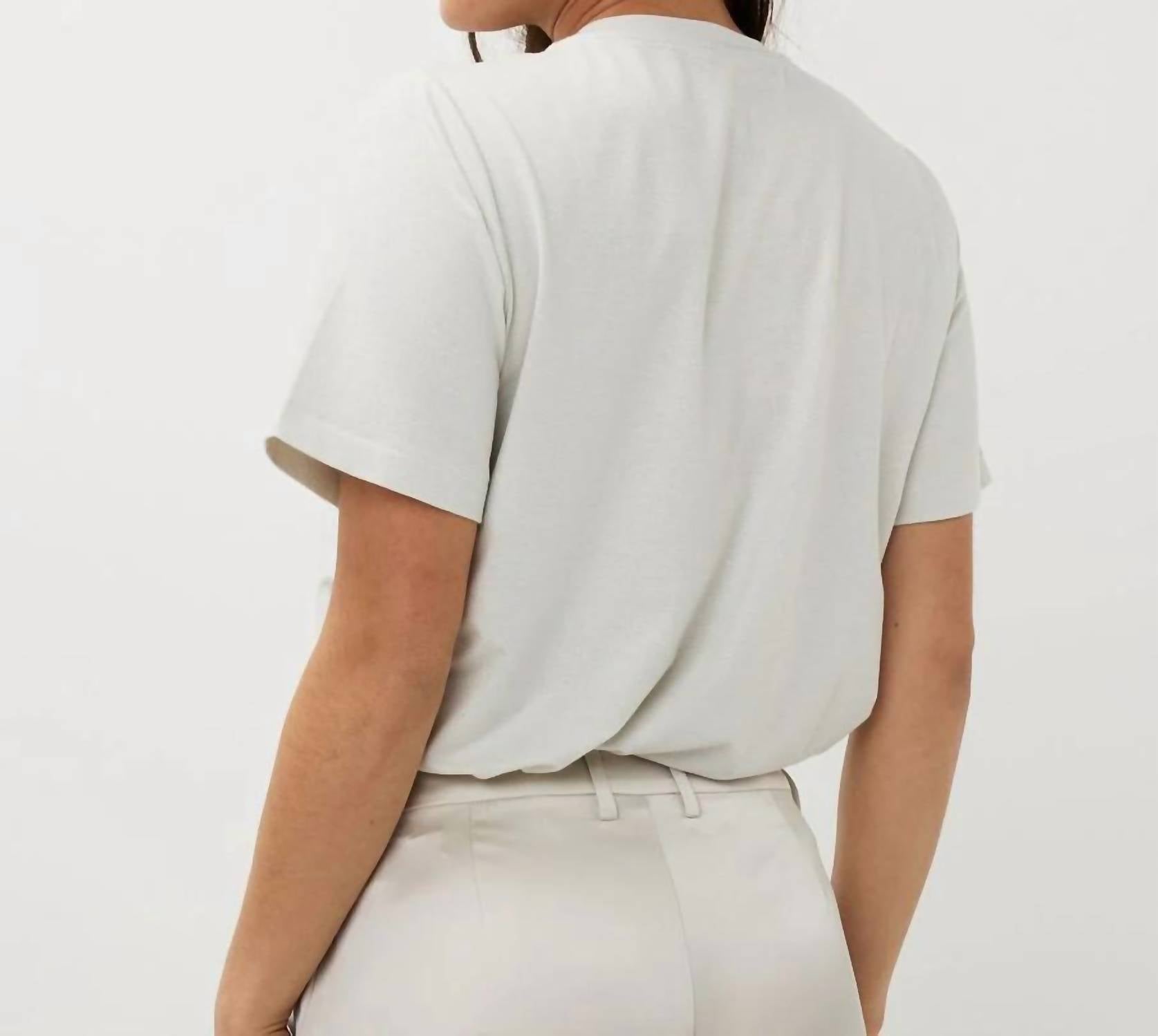 Esqualo - Samia Short Sleeve Wide Fit Lurex T-shirt